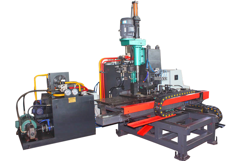 Shandong steel structure plate punching machine chooses Jinan Guangxian BNC120 CNC connecting plate punching machine